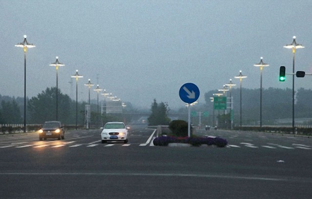 节能智能设计 扬州LED路灯照亮文昌路