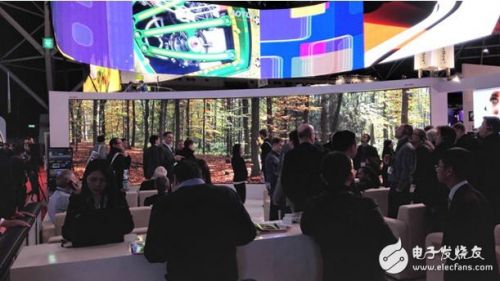 2015��2��10�գ�ISE2015չ���ں�����ķ˹�ص�RAIչ�ݿ�Ļ���ڼ䣬���ص���չʾ�˳���8K LED��ʾ������Ϊ��������������С���LED��ʾ����Ʒ��